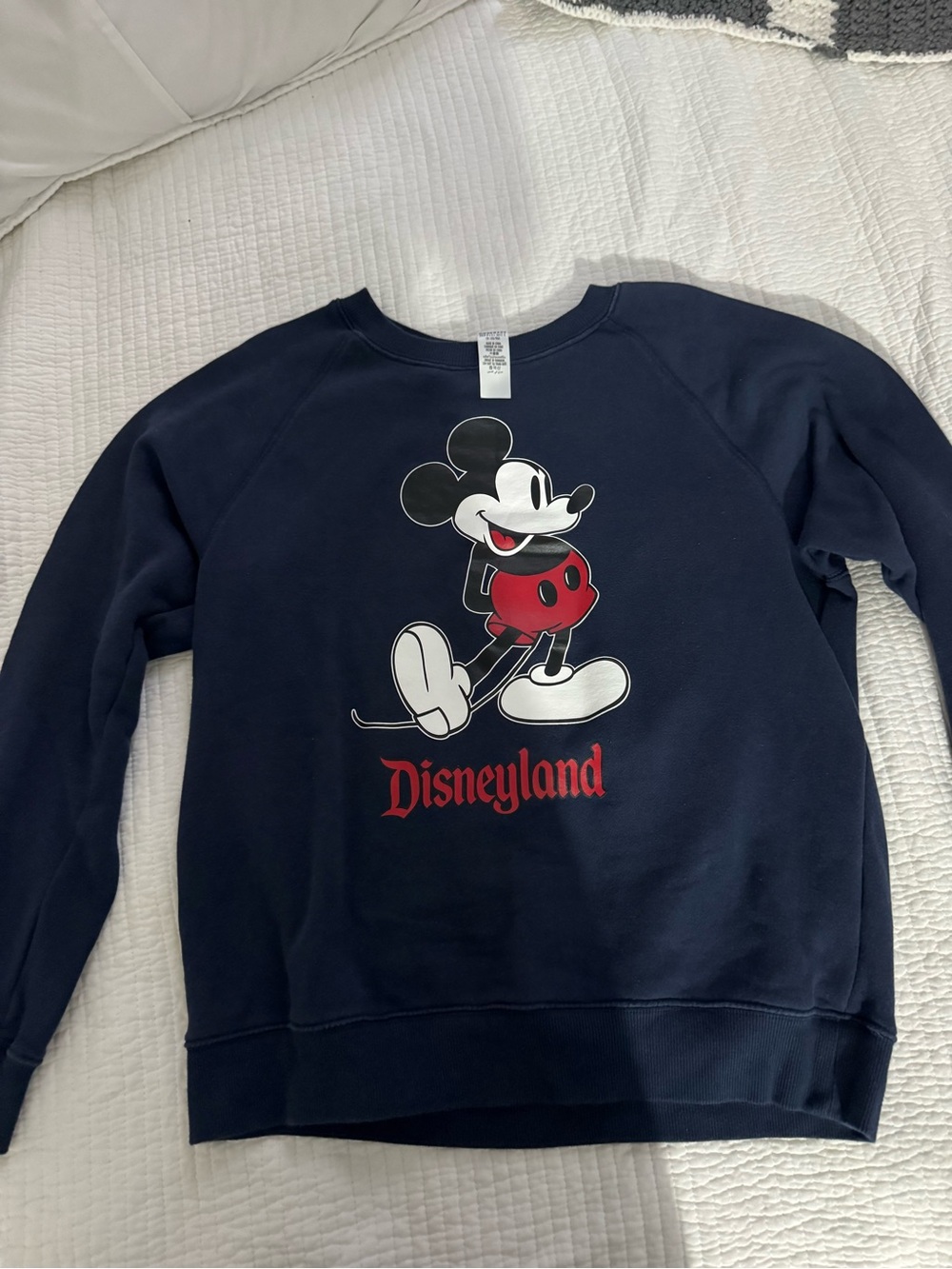 Disney Navy Mickey Mouse Disneyland Sweatshirt